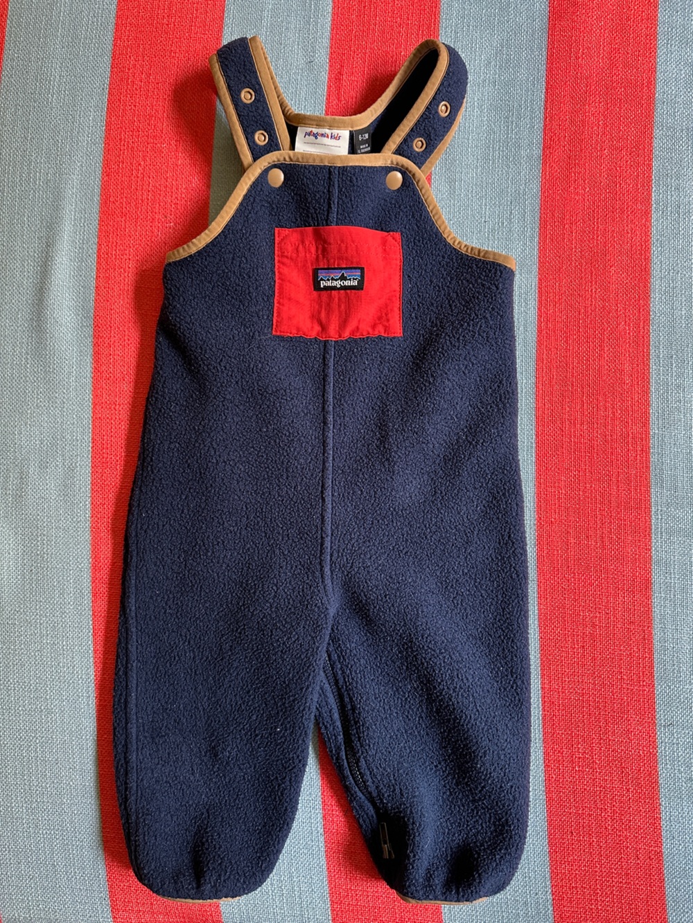 Patagonia Fleece Overalls 6-12m